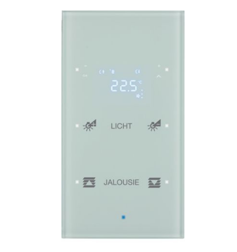 interrupteur knx en verre ts sensor hager